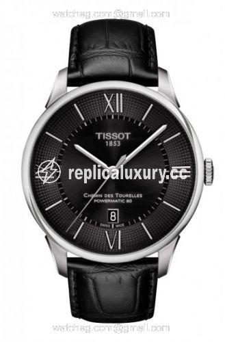 Tissot Chemin des Tourelles Powermatic 80 Black Roman T099.407.16.058.00