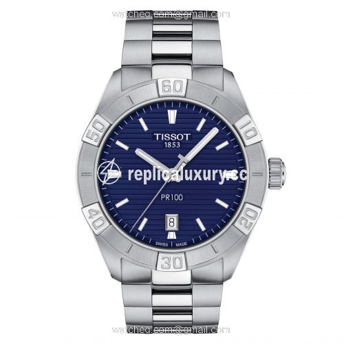 Tissot PR 100 Sport Gent Stainless Steel / Blue / Bracelet T101.610.11.041.00