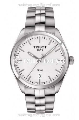 Tissot PR 100 Quartz 39 Stainless Steel / Silver / Bracelet T101.410.11.031.00