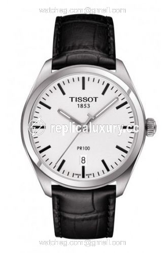 Tissot PR 100 Quartz 39 Stainless Steel / Silver / Strap T101.410.16.031.00