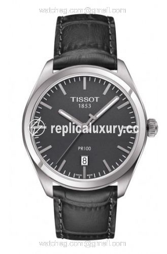 Tissot PR 100 Quartz 39 Stainless Steel / Grey / Strap T101.410.16.441.00