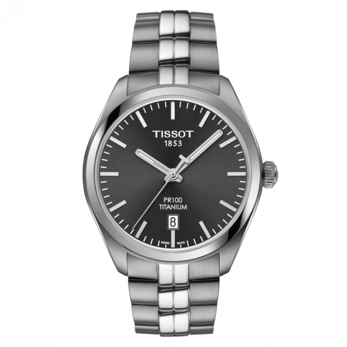 Tissot PR 100 Quartz 39 Titanium / Grey / Bracelet T101.410.44.061.00
