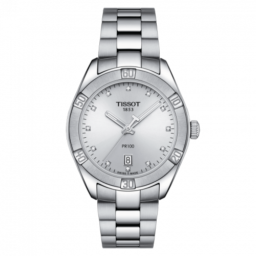 Tissot PR 100 Sport Chic 36 Stainless Steel / Silver / Bracelet T101.910.11.036.00