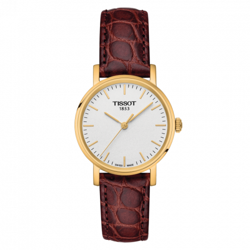 Tissot Everytime Small Yellow Gold PVD / Silver / Strap T109.210.36.031.00