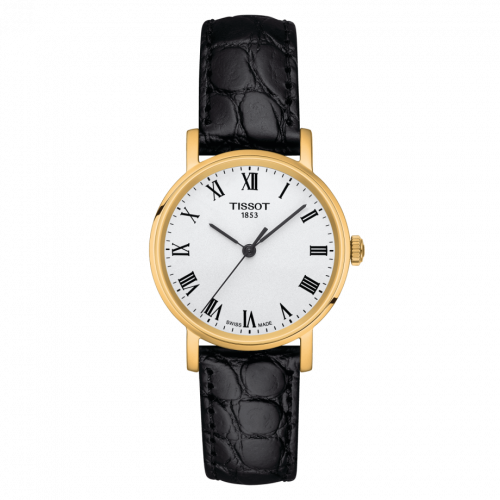 Tissot Everytime Small Yellow Gold PVD / Silver / Strap T109.210.36.033.00