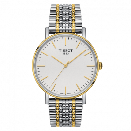 Tissot Everytime Medium Stainless Steel / Yellow Gold PVD / Silver / Bracelet T109.410.22.031.00