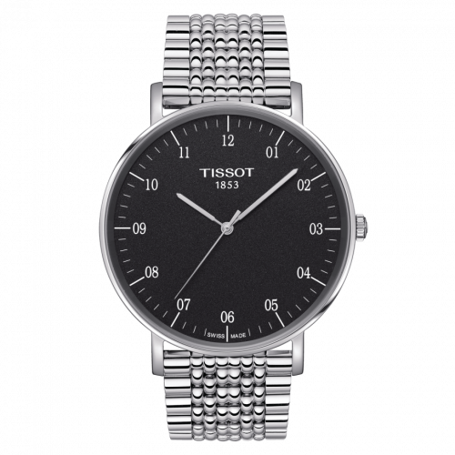 Tissot Everytime Large Stainless Steel / Black / Bracelet T109.610.11.077.00