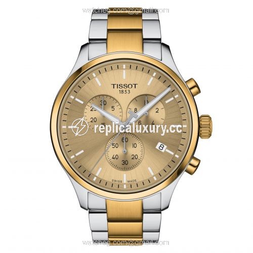 Tissot Chrono XL Classic Two Tone / Champagne / Bracelet T116.617.22.021.00