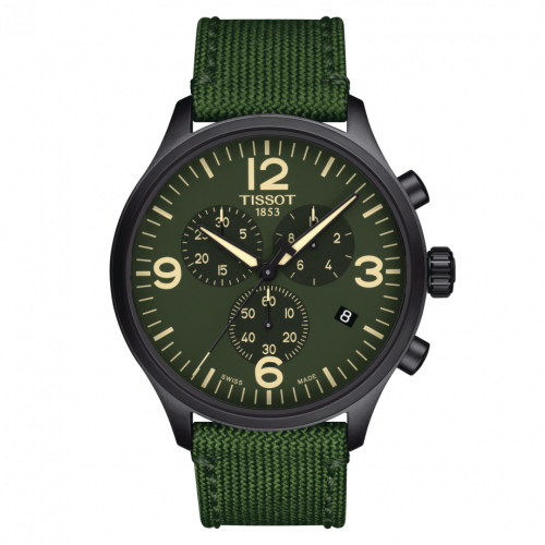 Tissot Chrono XL Black PVD / Green T116.617.37.097.00