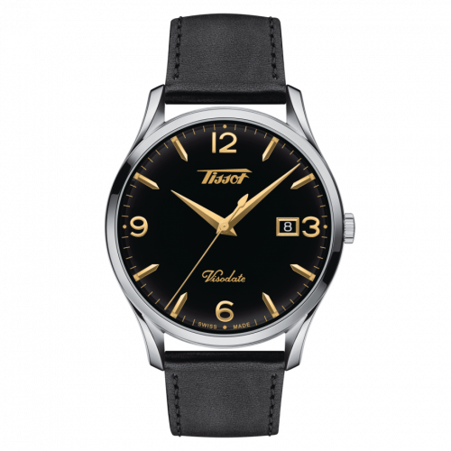 Tissot Visodate Quartz 40 Stainless Steel / Black / Strap T118.410.16.057.01