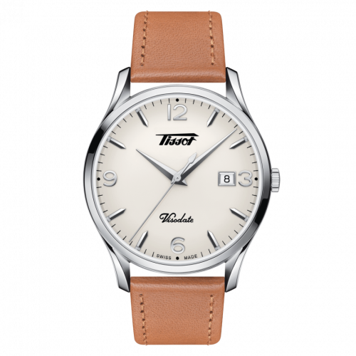 Tissot Visodate Quartz 40 Stainless Steel / Silver / Strap T118.410.16.277.00