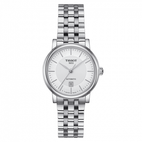 Tissot Carson Premium Automatic 30 Stainless Steel / Silver / Bracelet T122.207.11.031.00