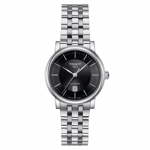 Tissot Carson Premium Automatic 30 Stainless Steel / Black / Bracelet T122.207.11.051.00