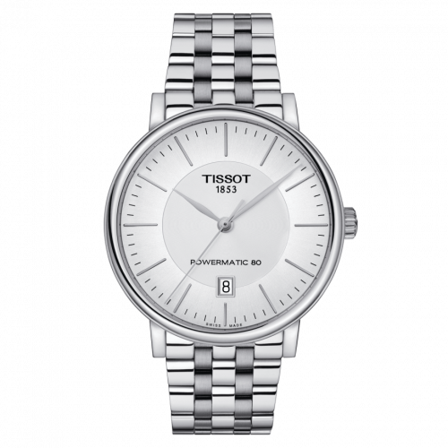 Tissot Carson Premium Powermatic 80 Stainless Steel / Silver / Bracelet T122.407.11.031.00