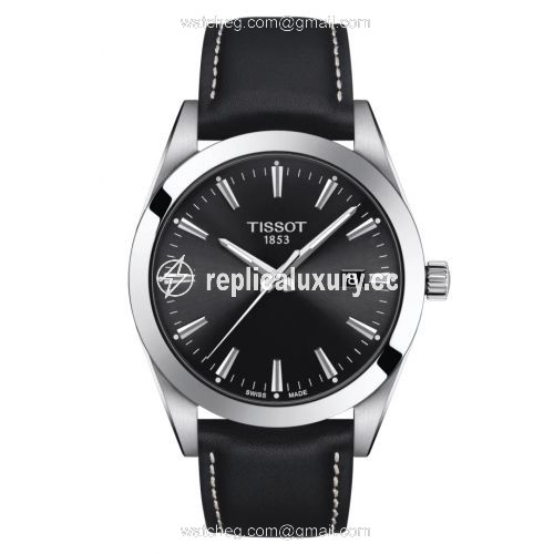 Tissot Gentleman Quartz Stainless Steel / Black / Strap T127.410.16.051.00