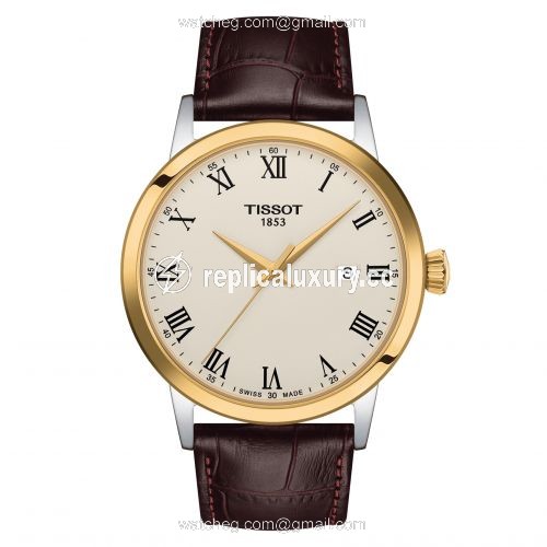 Tissot Dream Quartz 42 Two Tone / Ivory T129.410.26.263.00