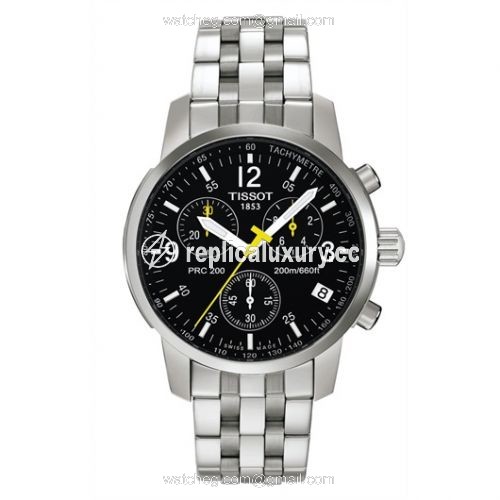 Tissot PRC 200 Quartz Chronograph Yellow Hand Bracelet T17.1.586.52