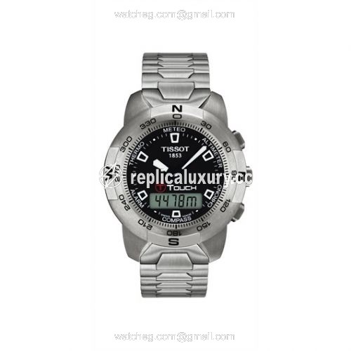 Tissot T-Touch Stainless Steel / Black / Bracelet T33.1.588.51