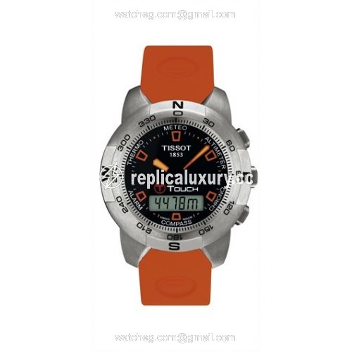 Tissot T-Touch Stainless Steel / Black / Rubber T33.1.598.59