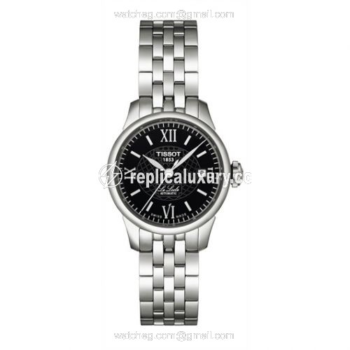 Tissot Le Locle Automatic 25.3 Stainless Steel / Black / Bracelet T41.1.183.53