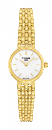 Tissot Caliente Quartz 19.5 Yellow Gold / White / Bracelet T73.3.132.11