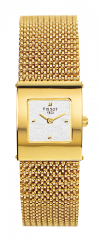 Tissot Bellflower Square Yellow Gold / Silver / Bracelet T73.3.321.31