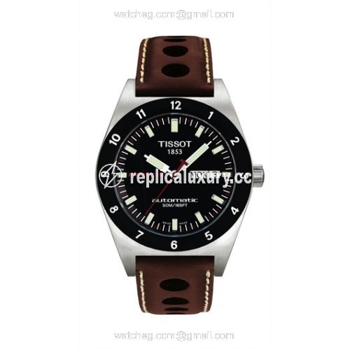 Tissot PRS 516 Automatic 40 Stainless Steel / Black / Strap T91.1.413.51
