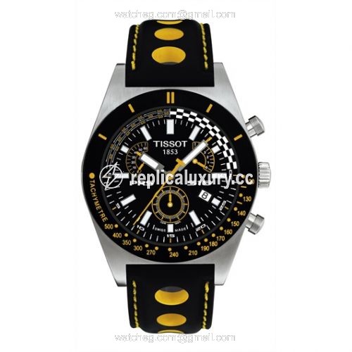 Tissot PRS 516 Quartz Chronograph 40 Stainless Steel / Black / Strap T91.1.428.51