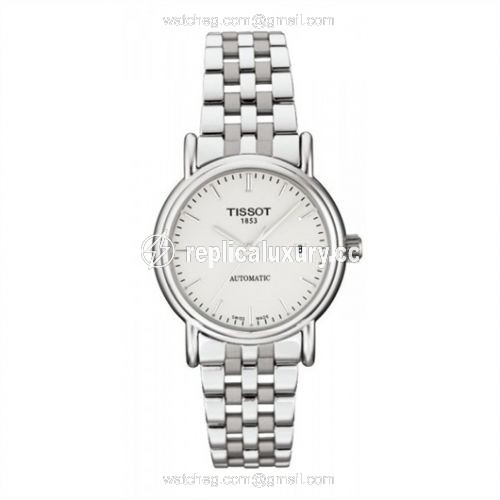 Tissot Carson Automatic 27 Stainless Steel / Silver / Bracelet T95.1.183.31