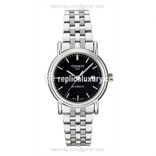 Tissot Carson Automatic 27 Stainless Steel / Black / Bracelet T95.1.183.51
