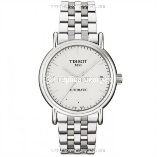 Tissot Carson Automatic 35.5 Stainless Steel / Silver / Bracelet T95.1.483.31