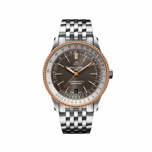 Breitling Navitimer Automatic 41 Automatic Stainless Steel / Rose Gold / Silver / Bracelet U17326211M1A1