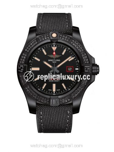 Breitling Avenger Blackbird 44 Black Titanium / Diamond / Volcano Black / Military V17311AT.BD74.109W