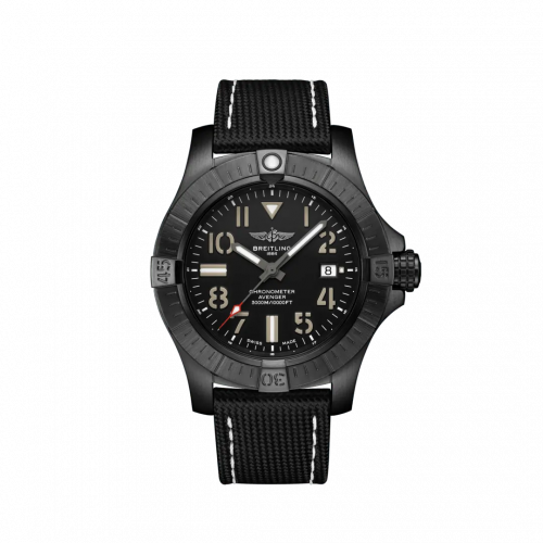 Breitling Avenger Automatic 45 Seawolf Night Mission / Black / Military / Folding V17319101B1X2