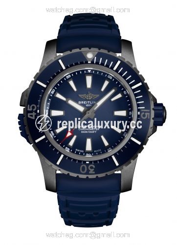 Breitling Superocean II 48 Titanium / Blue / Rubber / Pin V17369101C1S1