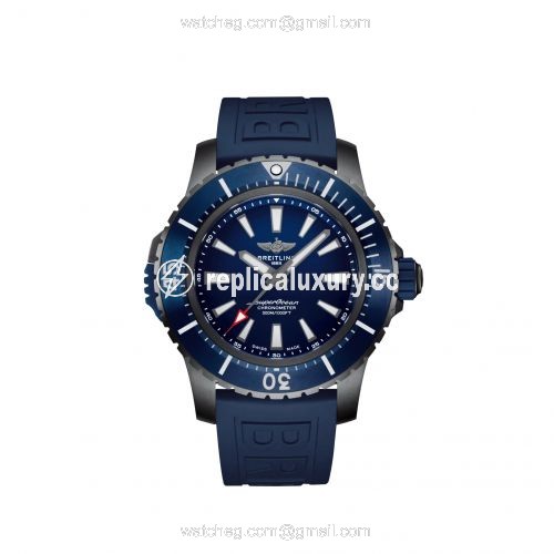 Breitling Superocean II 48 Titanium / Blue / Rubber / Pin V17369161C1S1