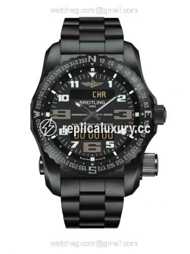 Breitling Emergency II Night Mission / Black / Bracelet V7632522/BC46/159V