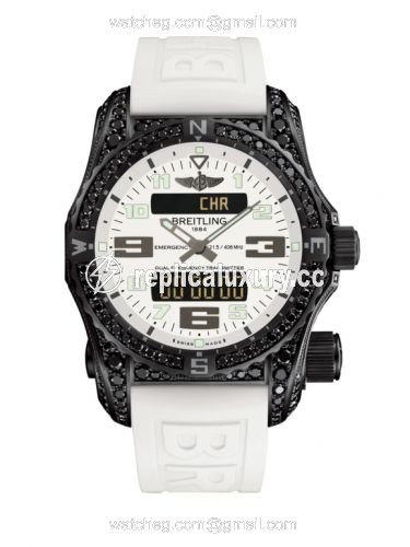 Breitling Emergency II Night Mission Diamondworks / White / Rubber / Folding V76325AY/A789/259S/V20DSA.4