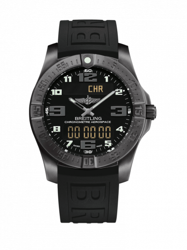 Breitling Aerospace Evo Night Mission / Black / Rubber / Folding V79363101B1S1