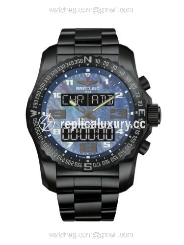 Breitling Cockpit B50 Night Mission / Blue MOP / Bracelet VB501019/C932/176V