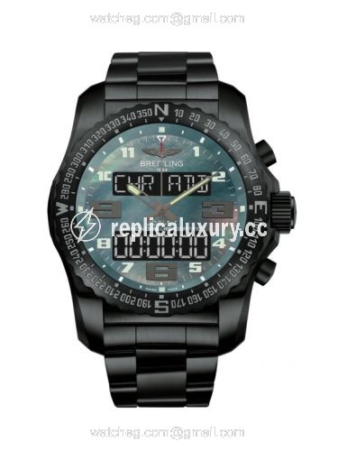 Breitling Cockpit B50 Night Mission / Green MOP / Bracelet VB5010D3/L530/176V