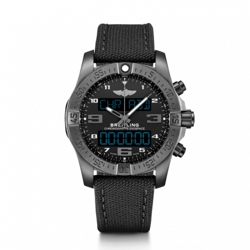 Breitling B55 Exospace Black Titanium / Black / Military / Pin VB5510H11B1W1