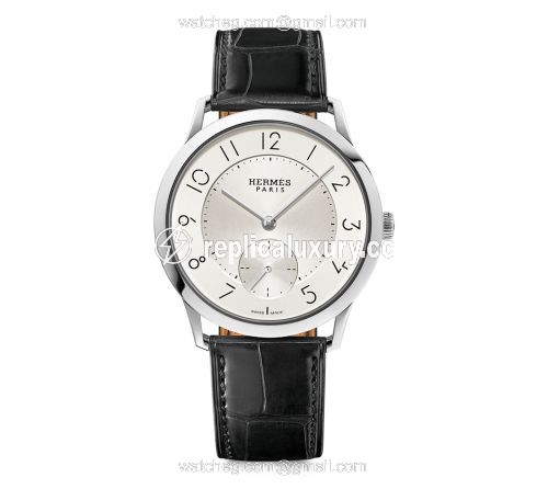 Hermes Slim d'Hermes GM Stainless Steel / Silver W041759WW00