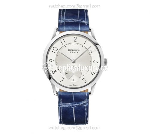 Hermes Slim d'Hermes GM Stainless Steel / Silver W043196WW00