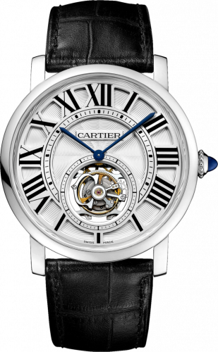 Cartier Rotonde de Cartier Flying Tourbillon White Gold / Silver W1556216