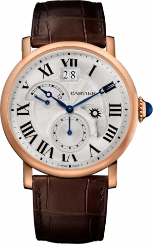 Cartier Rotonde de Cartier Second Time Zone Day / Night Pink Gold / Silver W1556240