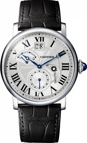 Cartier Rotonde de Cartier Second Time Zone Day / Night Stainless Steel / Silver W1556368