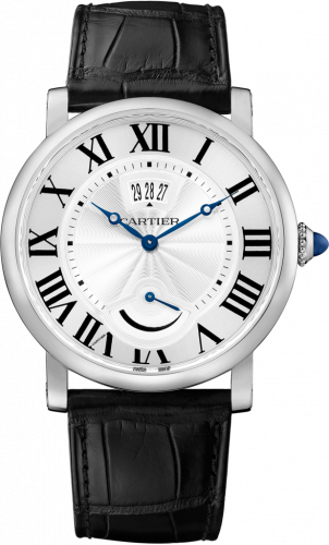 Cartier Rotonde de Cartier Calendar Aperture and Power Reserve Stainless Steel / Silver W1556369