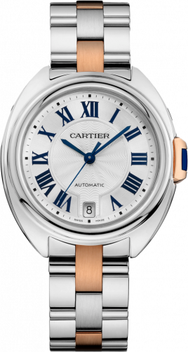 Cartier Cle de Cartier 35 Stainless Steel /Pink Gold / Silver / Bracelet W2CL0003