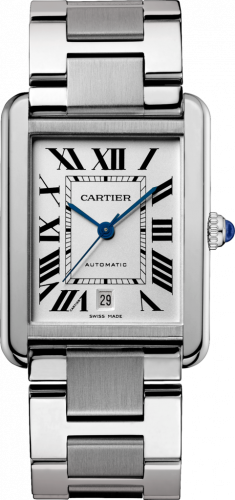 Cartier Tank Solo Automatic Stainless Steel / Silver / Bracelet W5200028